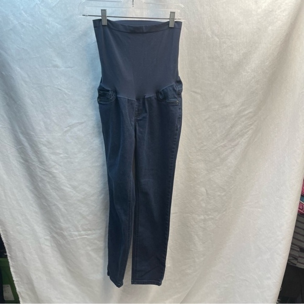 Indigo Blue Maternity Jeans Stretch 33” Inseam S